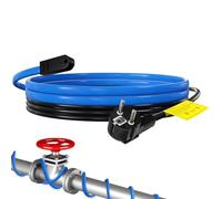 Sonnewelt Câble chauffant antigel auto-réglable, Bleu, Chauffage d'accompagnement des Tuyaux, Protection du Chauffage, Protection de la Piscine en Plein Air, Installation Facile 136W 8m 17W/M