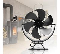 Sonnewelt Ventilateur de cheminée sans courant avec 6 pales - Ventilateur de cheminée sans électricité - Silencieux et respectueux de l'environnement - Protection contre la surchauffe - Avec