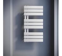 SONNI : Radiateur vertical, panneau rayonnant, à une seule couche, de couleur blanche, dimensions 762 x 400 mm. Peut être alimenté en eau chaude ou électriquement (sans résistance chauffante)