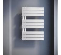 SONNI : Radiateur vertical, panneau rayonnant, à une seule couche, de couleur blanche, dimensions 762 x 500 mm. Peut être alimenté en eau chaude ou électriquement (sans résistance chauffante)