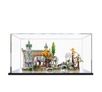SONNIES Vitrine en acrylique pour Lego 10316 Rivendell Castle, boîte de rangement, boîte transparente, boîte de présentation compatible avec Lego 10316 (étui uniquement, sans modèle)