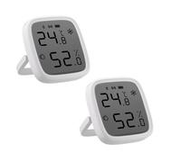SONOFF Lot de 2 SNZB-02D Capteur Température Humidité Zigbee Écran LCD Thermomètre Hygromètre App Alertes Haute Précision Sans Fil
