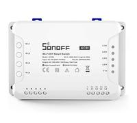 Sonoff 4CHR3 Commutateur intelligent Wi-Fi 4 gangs compatible Alexa Google Home