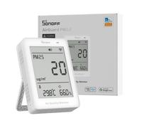 SONOFF AirGuard PM2.5/PM10 Matter via Wi-Fi Moniteur de qualité de l'air | SAWF-07P Capteur environnemental intelligent