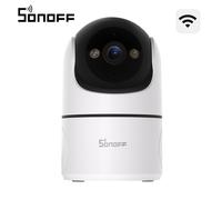 SONOFF CAM Pan-Tilt 2, Caméra de surveillance intérieure intelligente, 1080P HD, Vision nocturne, Détection humaine et rotation 360