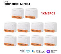 SONOFF - commutateur Wifi MINI R4, Mini Module extrême pour maison intelligente, relais Wi-Fi, télécommande vocale avec Alexa Google Home Alice, 1/3/5 pièces