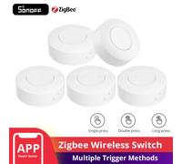 SONOFF - interrupteur sans fil Zigbee SNZB-01P, bouton de contrôle de scène personnalisé pour maison intelligente, fonctionne avec Alexa SmartThings EWeLink, 1 à 10 pièces 2PCS