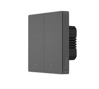 SONOFF M5-2C-86M Matter Interrupteur intelligent avec Wi-Fi 2,4 GHz, interrupteur mural à 2 interrupteurs avec minuterie