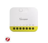 SONOFF MINI DUO-L Interrupteur intelligent Zigbee 2 voies | MINI-ZB2GS-L Contrôle double canal Pas de neutre requis commutateur