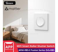 SONOFF MINI-RBS-E Fusion Series Matter sur WiFi interrupteur mural intelligent pour volet roulant Orb-RBS fonctionne avec Google Home Alexa AppleHome MINI-RBS-E