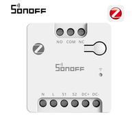 SONOFF MINI-ZBD MINI Interrupteur intelligent à contact sec Zigbee, compatible AC & DC, pour contrôle de porte de garage, moteur de chaudière, portail principal