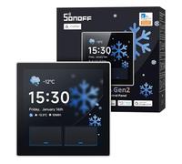 SONOFF NSPanel Pro Gen2 86 Écran Tactile Maison Connectée - Hub Zigbee, Intégration Home Assistant, Compatible Alexa, Google(Blanc)