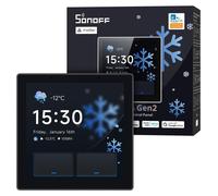 SONOFF NSPanel Pro Gen2 86 Écran Tactile Maison Connectée - Hub Zigbee, Intégration Home Assistant, Compatible Alexa, Google, Apple