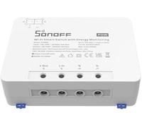 Sonoff Interrupteur connecté Wi-Fi POWR3 – 25A/5500W, mesure d'énergie, compatible Alexa & Google