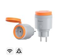 SONOFF S61s Outdoor (Schuko) - Prise Extérieure Intelligente, IP44, Compatible Matter, 2,4 GHz Wi-Fi, 16 A, 3840 W, Surveillance de l'énergie, Protection contre les surcharges, Compatible avec Alexa