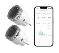 Prise Intelligente WiFi SONOFF S60TPF 16A 2PACK - Contrôle à Distance et Programmation