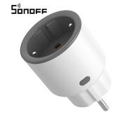 SONOFF S60ZBTPF EU iPlug Prise intelligente Zigbee, routeur Zigbee, protection contre les surcharges, surveillance de la consommation d'énergie, minuterie, contrôle à distance via application, Hub