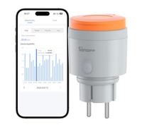 SONOFF S61s Outdoor (Schuko) - Prise Extérieure Intelligente, IP44, Compatible Matter, 2,4 GHz Wi-Fi, 16 A, 3840 W, Surveillance de l'énergie, Protection contre les surcharges, Compatible avec Alexa