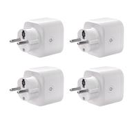 SONOFF S61s Prise Connectée WiFi 16A/3840W - Contrôle à Distance & Vocal, Mesure de Consommation Électrique, Minuterie Intelligente, Compatible Matter avec Alexa, Google & Apple Home (Pack de 4)