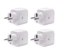 SONOFF S61s Prise Connectée WiFi 16A/3840W - Contrôle à Distance & Vocal, Mesure de Consommation Électrique, Minuterie Intelligente, Compatible Matter avec Alexa, Google & Apple Home (Pack de 4)