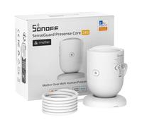 SONOFF SNWF-06P24 Capteur de présence Matter 24GHz avec console web locale | Capteur de Présence avec Capteur de Lumière, Alimentation USB-C, Calibration Adaptative, Compatible Home Assistant,Apple Home