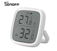 SONOFF SNZB-02D Capteur de température et d'humidité intelligent Zigbee LCD, hygromètre thermomètre sans fil, compatible avec Alexa, Google Home, Alice