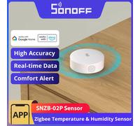 SONOFF SNZB-02P Zigbee Température Humidité Capteur Haute Précision SACSmart Scène via eWeLink Fonctionne avec Plusieurs Passerelles