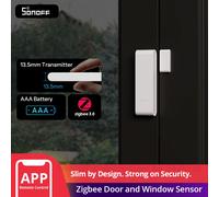 SONOFF SNZB-04PR2 SenseGuard DW Gen2 Capteur de porte/fenêtre Zigbee Sécurité active avec alertes de manipulation Pont Matter via Apple Home