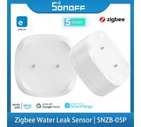 SONOFF SNZB-05P Zigbee 3.0 détecteur de fuite d'eau 5 ans à vie IP67 étanche télécommande maison intelligente avec Alexa Google Home Beige