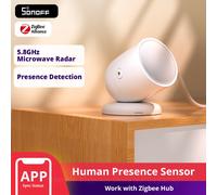 SONOFF SNZB-06P Zigbee Capteur de Présence Humaine Détecteur Rardar Détecteur de Mouvement Smart Home tournesol pour Alexa Alice ZHA Zigbee2MQTT