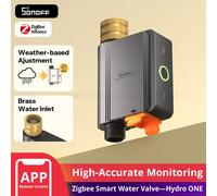 SONOFF SWV-ZFE Hydro Series Hydro ONE Vanne d'eau intelligente Zigbee avec débitmètre SWV Modes de communication doubles Données sur l'eau