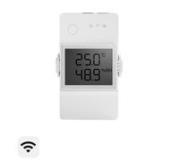 SONOFF TH Elite 20A Interrupteur Connecté WiFi sans fils avec Mesure de Temp.&Hum pour Maison Connectée, Compatible avec Alexa, Google Home, IFTTT, Contrôle à Distance via APP, Aucun Hub Requis