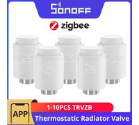 SONOFF TRVZB Zigbee - vanne de radiateur thermostatique, pour maison intelligente, application eWeLink, télécommande, fonctionne avec SONOFF ZB Bridge-P, 1 à 6 pièces 5PCS TRVZB
