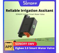 SONOFF-Vanne d'eau intelligente SWV Zigbee IP55, d'argile automatique, installation facile, télécommande, horaire via eWeLink, Alexa, Google SWV-BSP