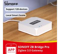 SONOFF ZB Bridge-P Passerelle intelligente Zigbee Bridge Pro, prise en charge multi-mode Zigbee 3.0, contrôle à distance de 128 appareils, compatible Alexa et Google Home