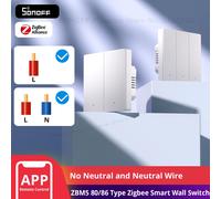 Sonoff ZBM5-1C-86W (1-channel) Zigbee smart touch wall switch