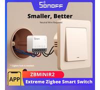 Sonoff Interrupteur Zigbee ZBMINIR2 – relais détachable, eWeLink, compatible Alexa/Google