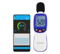 Sonomètre, Decibelmetre Numérique avec Bluetooth - Plage de 30~130dBA - Fonctio avec Écran LCD Rétroéclairé, Decibel Meter Sound Level Meter pour la Maison, l'École, le Lieu de Travail