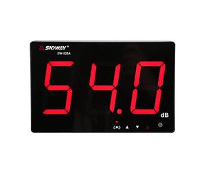 Sonomètre Enregistreur avec Seuils d'Alarme Fixés Décibelmètre Numérique LCD Portable 30~130 dB Décibel Compteur pour Mesurer Les Bruits