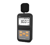 Sonomètre numérique portable SPL, mesure du bruit audio de 30 à 130 dB, grand écran LCD rétroéclairé pour une mesure précise du facteur domestique