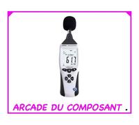 Velleman Sonomètre professionnel, datalogger, interface usb, 262144 mesures, windows os