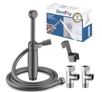 SonTiy Pulvérisateur de bidet à main pour toilettes, ensemble de nettoyage pour siège de toilette, salle de bain, couche en tissu pour bébé, hygiène personnelle, laiton massif
