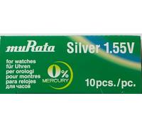 Sony 362 SR721SW - Lot de 10 piles pour montre (oxyde d'argent, 0% mercure)
