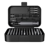SOONAN 150 en 1 Set de Tournevis de Précision, Set de Tournevis Portable avec 120 Embouts Magnétiques Tournevis Torx Hex Pour Téléphone, Ordinateur Portable, PC, Montre, Lunettes，Noir