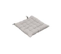 SOPHIE - Coussin de Chaise Matelassé 38x38cm Coton Coloris Nuage - Altobuy G