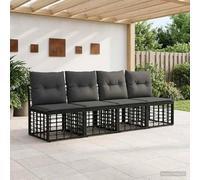 Sophrelle Canapé de Jardin 4 Places sans accoudoir 4 pc,Canapés de Jardin,42026735