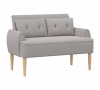 Sophrelle Canapé Love Seat avec capitonnage en Boutons Gris Clair Bou ancs,42041822