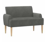 Sophrelle Canapé Love Seat avec capitonnage en Boutons Gris foncé,Bancs,42041789