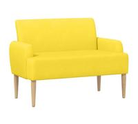 Sophrelle Canapé Love Seat avec capitonnage en Boutons Jaune Clair,Bancs,42041794