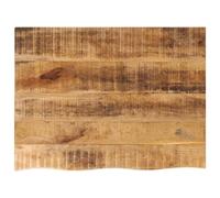 Sophrelle Dessus de Table 80x60x3,8 cm Bord Vif Bois Massif manguier Brut,Plateaux de Table,370404